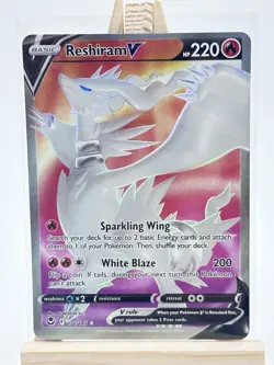 Pokemon TCG Reshiram V (Full Art) Sword & Shield - Silver Tempest 172/195... - Image 1