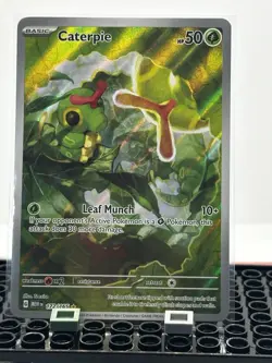 Pokemon Caterpie 172/165 SV Scarlet & Violet 151 IR Full Art English - Image 1
