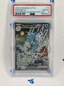 Kingdra EX 131 Shrouded Fable Pokemon Special Illustration Promo PSA 10 Gem Mint - Image 1