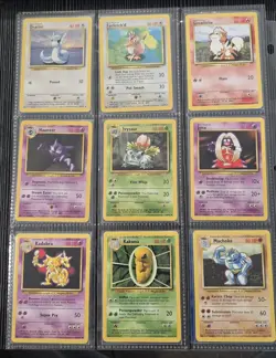Complete Base Set Non Holos 17-102 Pokemon Cards Pokemon WOTC TCG 1999 LP-MP - Image 2