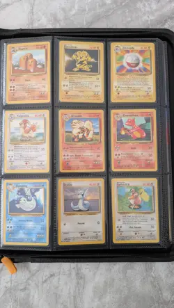 Pokemon Base Set Complete Binder 102/102 WOTC 1999 Pokemon Cards TCG - Image 3