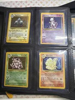 Pokemon TCG Complete Base Set Unlimited 102 of 102 Moderately Played inc Binder - Image 4