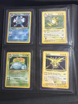 Pokemon TCG Complete Base Set Unlimited 102 of 102 Moderately Played inc Binder - Image 5