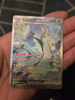Pokemon TCG: Black Bolt Serperior ex SIR 164/086 English Mint - Gradable - Image 1