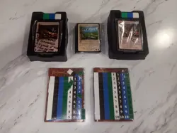 Wheel Of Time Card Game Starter Deck Lot - Complete Forsaken - Incomplete Dragon - Image 1
