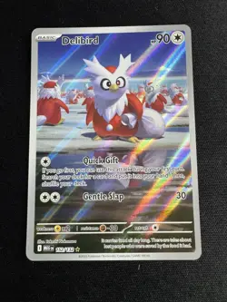 Delibird - 152/132 - Illustration Rare - Mega Evolutions - Pokemon Card - NM/M - Image 1