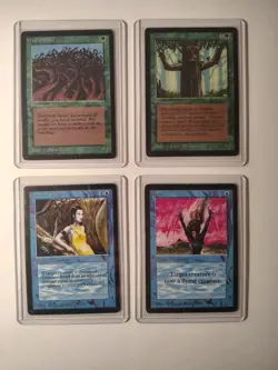Beta Magic the Gathering MTG 4 Card Lot Vintage Old School - Image 1