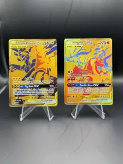 Pikachu & Zekrom GX SM247 Reshiram & Charizard GX SM248 (2) Card Lot Promos - Image 1