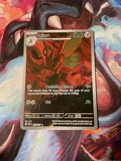Scizor 205/197 SV03: Obsidian Flames Holo IR NM Pokemon Card 2023 - Image 1