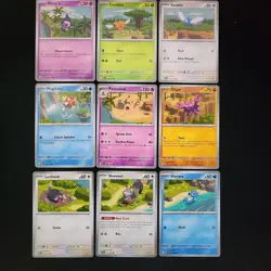 Pokemon Hyogonosuke Picture Puzzle Set Connecting Art x9 Cards - Image 1