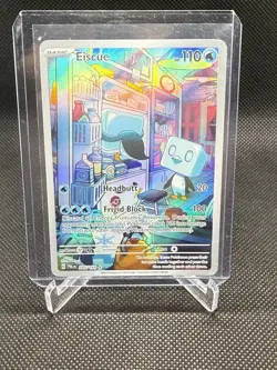 Eiscue 205/193 Sv02: Paldea Evolved Illustration Rare Pokemon TCG Card NM - Image 1