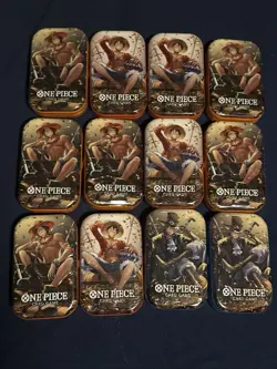 One Piece Card Game Mini-Tin Pack Set Vol.2 Lot of 12 New Sealed - Image 1