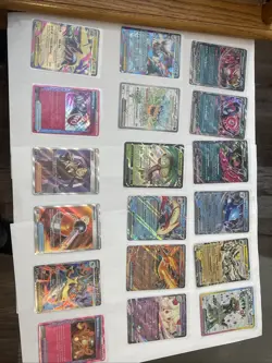 Pokemon Lot Of 18 Mixed Set EX Cards + Full Arts (lot2) - Image 1