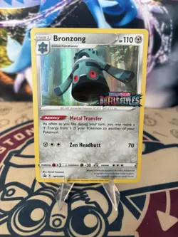 Bronzong (Prerelease) NM SWSH091 SWSH: Sword & Shield Promo Cards Pokemon Card - Image 1