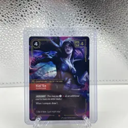 Riftbound TCG Origins Kaisa Survivor Card Champion Rare 039/298 Foil - LoL 39 - Image 1