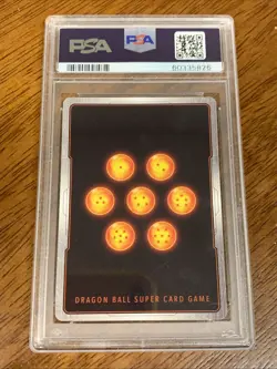 2020 DRAGON BALL SUPER CARD GAME #BT10-035 ZEN-OH, COSMIC UNISON PSA 10 - Image 2