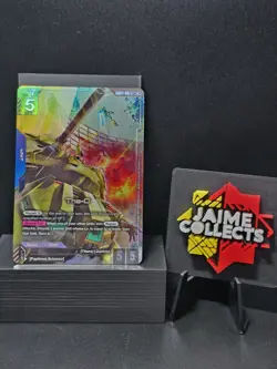 The-O GD03-002 LR+ Alt Art Steel Requiem Gundam Card Game English Near Mint - Image 1