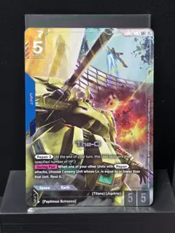 The-O GD03-002 LR+ Alt Art Steel Requiem Gundam Card Game English Near Mint - Image 2