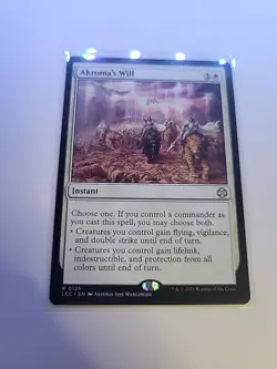 Akroma's Will Commander: the Lost Caverns of Ixalan Regular - Image 1