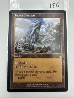 1x Karn's Bastion -- Retro Frame NM-Mint, English Ravnica Remastered MTG Magic - Image 2