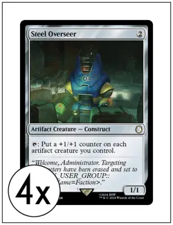 4x Steel Overseer, Magic the Gathering, MTG NM - Image 1