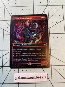 MTG Lorwyn Eclipsed Goblin Sharpshooter (Borderless) Foil M 0136 SPG! - Image 1