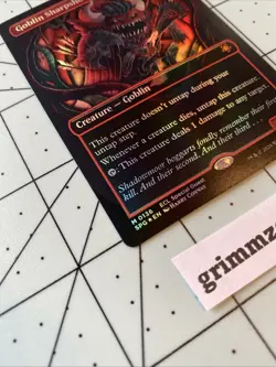 MTG Lorwyn Eclipsed Goblin Sharpshooter (Borderless) Foil M 0136 SPG! - Image 2