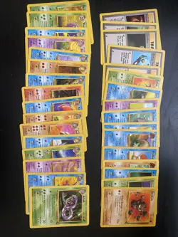 Fossil Set Complete Common and Uncommon 32 Pokemon Cards WOTC - Image 1