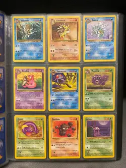 Fossil Set Complete Common and Uncommon 32 Pokemon Cards Bundle 1999 WOTC 31-62 - Image 3