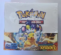 Pokemon TCG Surging Sparks Booster Box 36 Packs - New & Factory Sealed, Dent - Image 1
