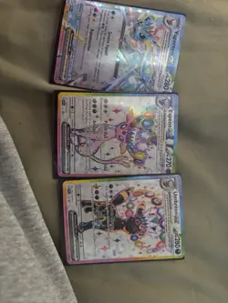 Pokemon SVP Holo ex Lot: Umbreon ex Espeon ex & Vaporeon ex Cards - English - Image 1