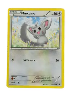 New: 2016 Pokemon TCG Minccino Fates Collide 87 Regular Common - Image 1
