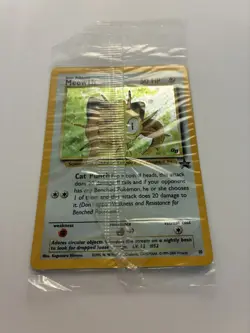 Pokemon TCG Meowth Black Star Promo #10 Holo never opened/in original package - Image 2