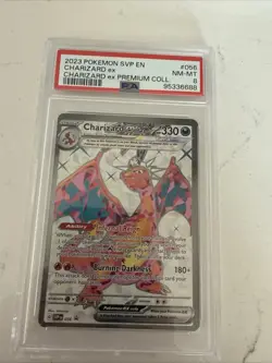 2023 POKEMON SVP EN-SV BLACK STAR PROMO #056 CHARIZARD ex PREMIUM COLL. PSA 10 - Image 2