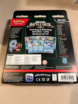 Pokemon TCG Deluxe Battle Deck Quaquaval EX NEW/SEALED w/ Radiant Greninja - Image 2