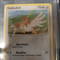 Pokemon Farfetch'd 107/106 EX Emerald Secret Rare Holo 2005 - Image 2