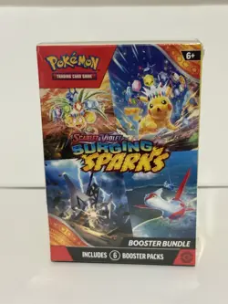 Pokemon TCG Scarlet and Violet Surging Sparks Booster Bundle New Factory Sealed - Image 1