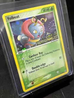 Volbeat 42/106 Emerald Stamp Holo Pokemon 2005 Nice Copy - Image 2