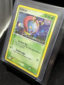 Volbeat 42/106 Emerald Stamp Holo Pokemon 2005 Nice Copy - Image 3