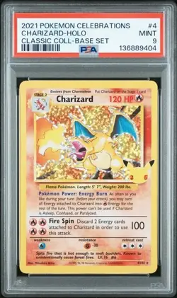 Pokemon Celebrations Big 3 Set Graded PSA 9 / Charizard - Blastoise - Venusaur - Image 2