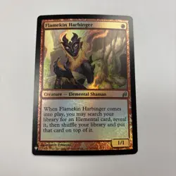 Flamekin Harbinger Foil MTG The List Mystery Booster 50 167 Elemental Tutor - Image 1
