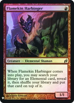 MTG FOIL Flamekin Harbinger - Mystery Booster / The List #167 - Image 1