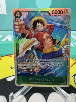 Monkey.D.Luffy - PRB02-005 SR Premium Booster Holo Foil One Piece TCG NM - Image 1
