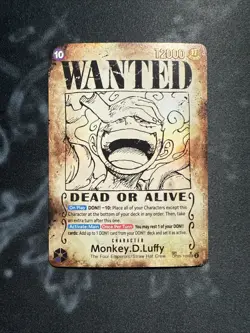 Monkey D. Luffy OP15-119 Wanted Poster SP Alt Art English (Read Description) - Image 1