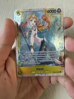 One Piece TCG - Nami PRERELEASE ENGLISH EB03-053 HEROINES SR - Near Mint - Image 1