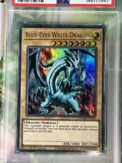 2022 Yugioh MAGNIFICENT MAVENS 1ST EN104 BLUE-EYES WHITE DRAGON PSA 9 ULTRA - Image 3