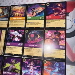 LOT X12 Disney Lorcana Into The Inklands Rare/Super Rare/ Other -TCG Cards - Image 3