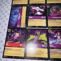 LOT X12 Disney Lorcana Into The Inklands Rare/Super Rare/ Other -TCG Cards - Image 5