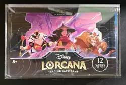 Disney Lorcana TCG Rise of the Floodborn Booster Box With Acrylic Case 4050368982711 - Image 1