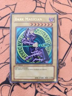 Dark Magician SDY-A006 1st Edition Yu-Gi-Oh TCG Card HP Australian Print - Image 1